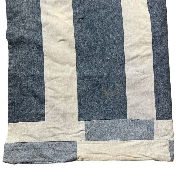Vtg Levi Blanket Patchwork Jeans Blanket Upcycled Custom ONE OF A KIND - Picture 12 of 16